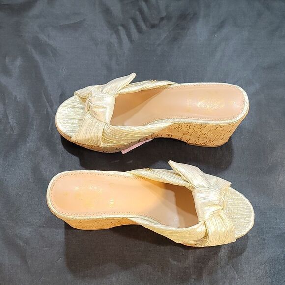 BRAND NEW SAM & LIBBY WEDGE CORK WEDGE HEEL SANDAL - Picture 9 of 16